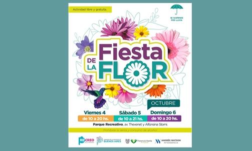 Llega la Fiesta de la Flor a Florencio Varela